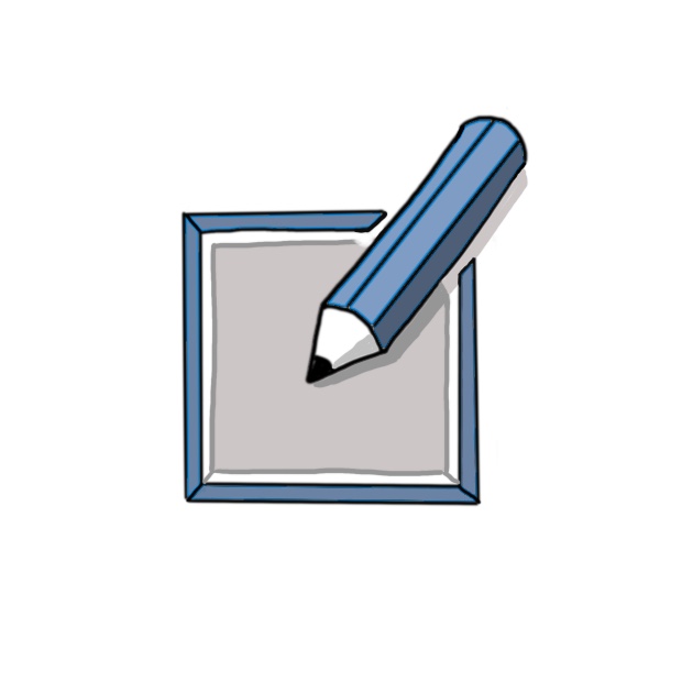 Grafik Stift auf Formular