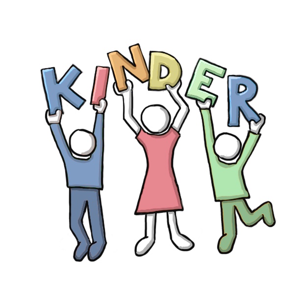 Grafik Kinder halten Schriftzug 