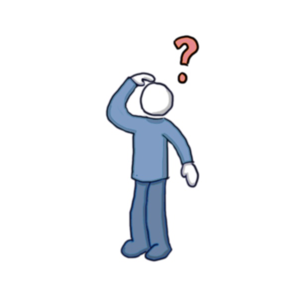 Symbolgrafik Person mit Fragezeichen