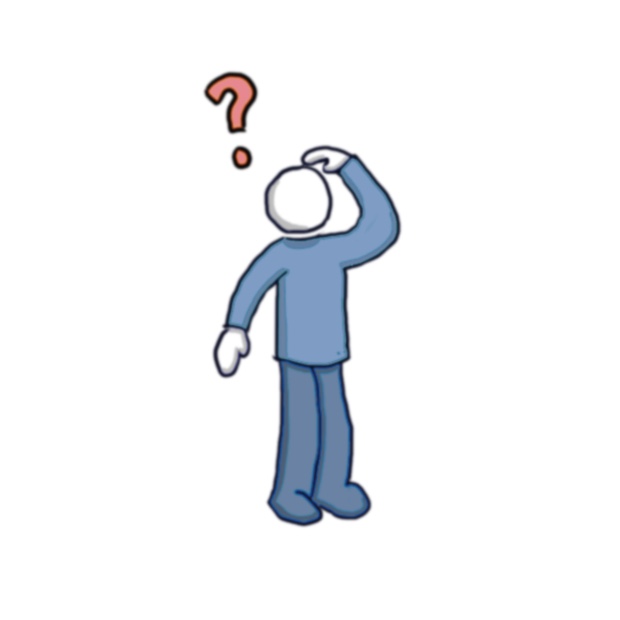 Symbolgrafik Person mit Fragezeichen