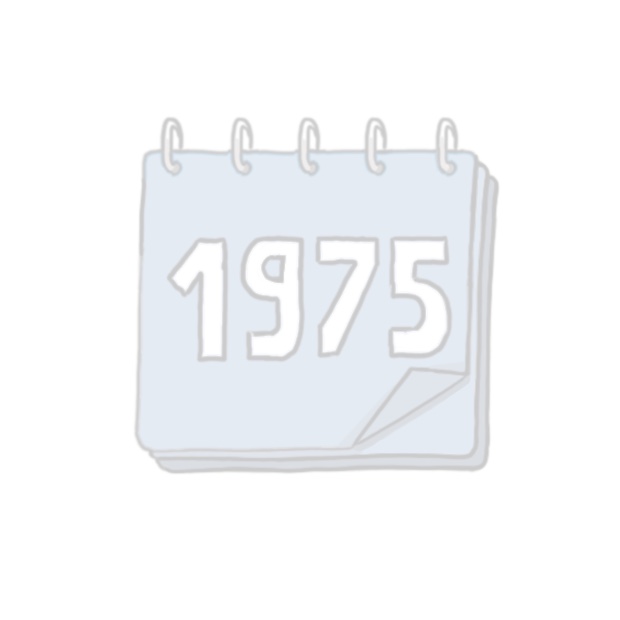 Symbolgrafik Kalenderblatt 1975
