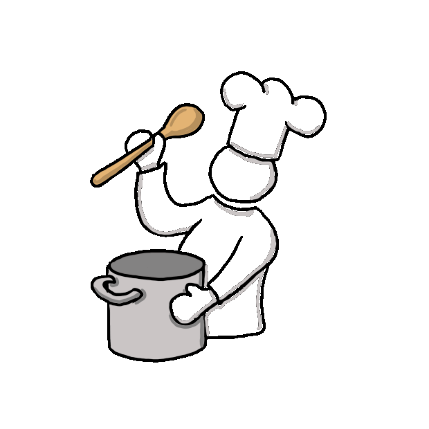 Animation Koch mit Topf