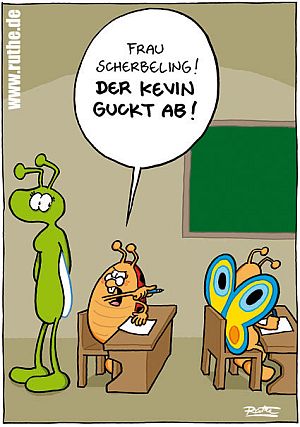 Cartoon von Ralf Ruthe